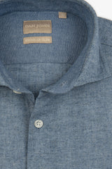 Camicia flanella celeste-Dan John