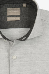 Camicia flanella grigio chiaro-Dan John