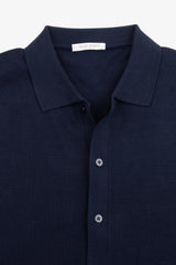 Camicia in maglia navy-Dan John