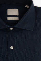 Camicia "la Picoco" operata blu-Dan John