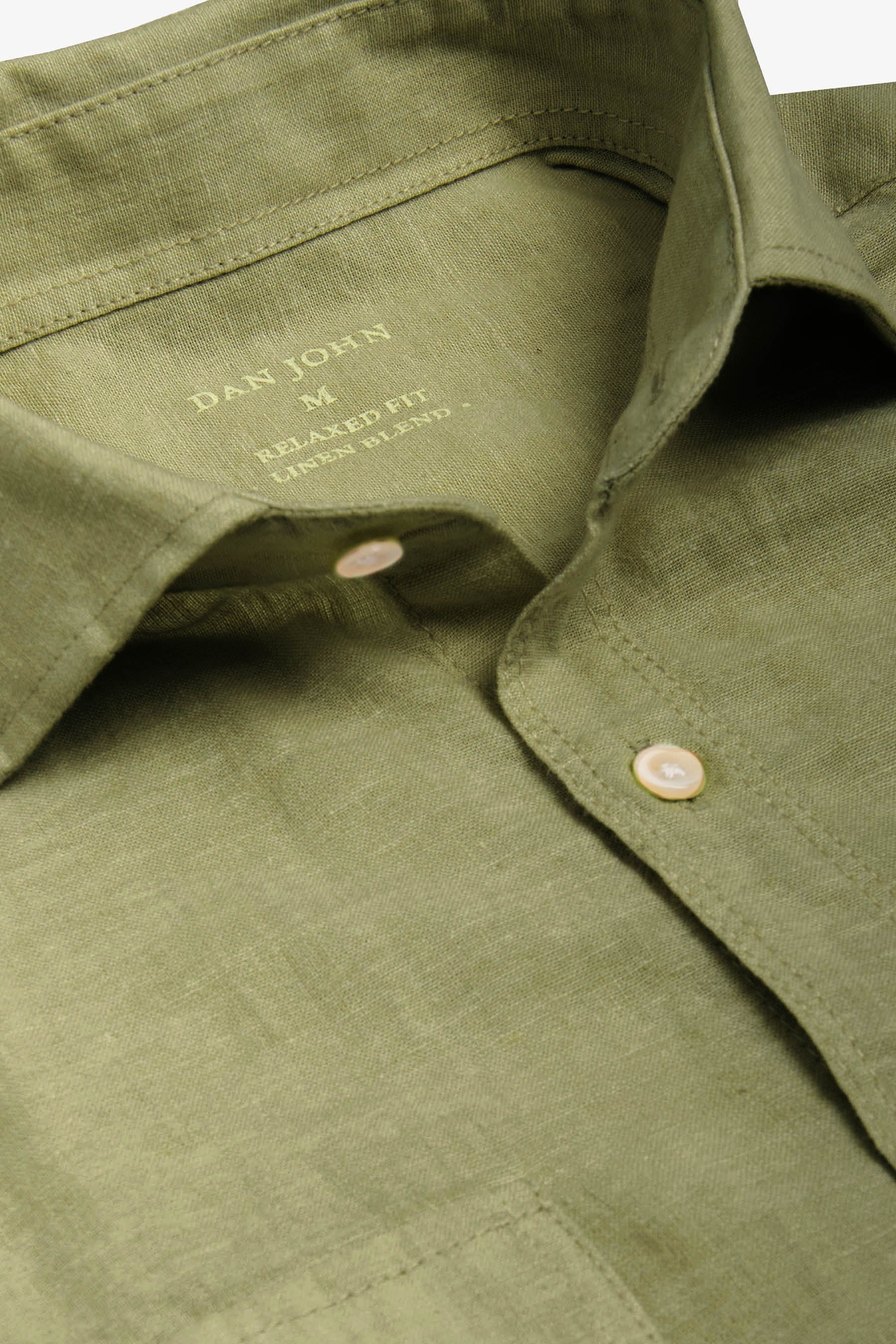 Camicia misto lino con tasche sul petto militare-Dan John