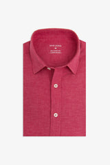 Camicia misto lino corallo-Dan John