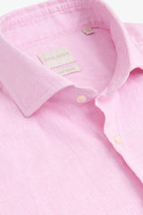 Camicia pied de poule rosa-Dan John