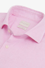 Camicia pied de poule rosa-Dan John
