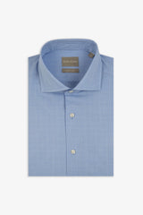 Camicia principe di galles azzurra-Dan John