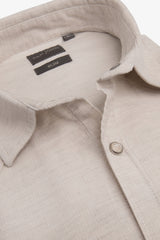 Camicia western velluto slim burro-Dan John