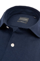 solid color denim shirt