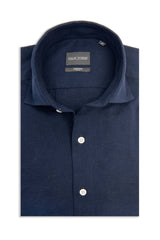 solid color denim shirt