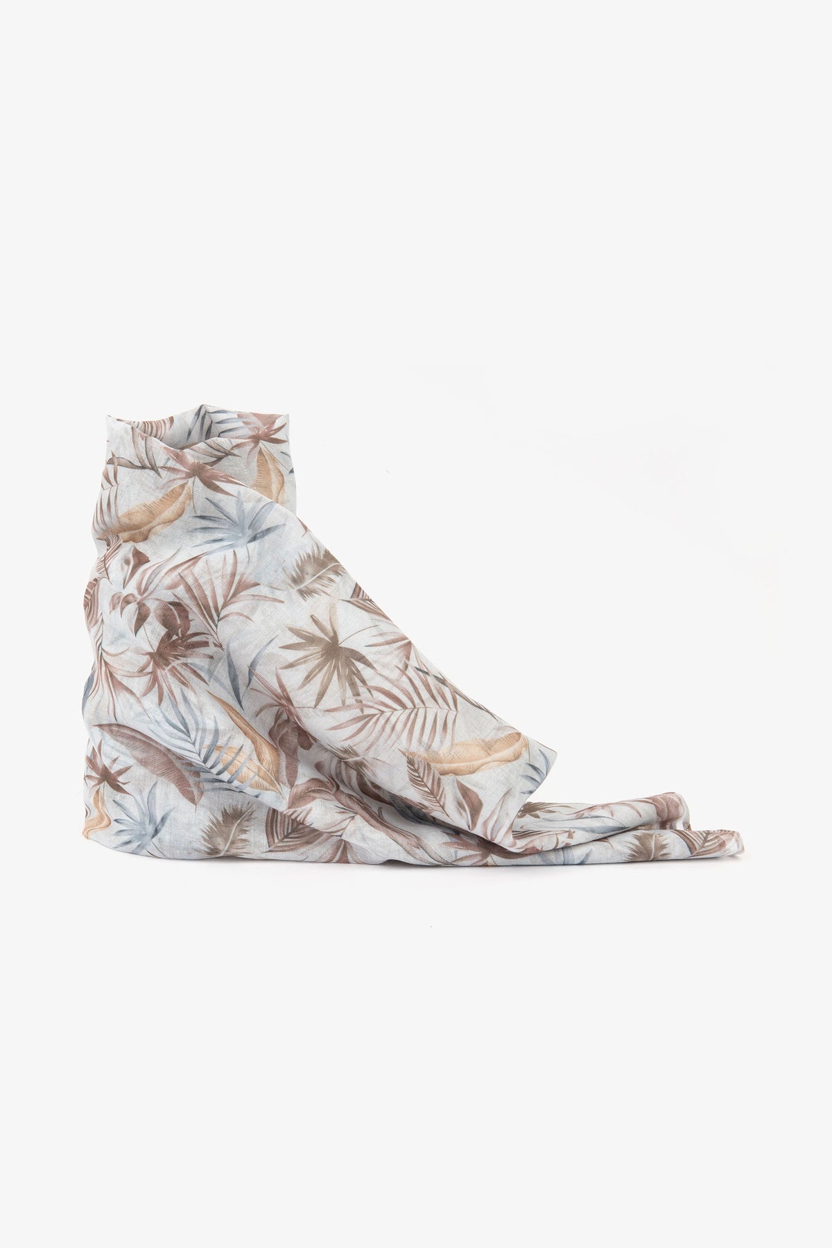 Palm tree pattern scarf