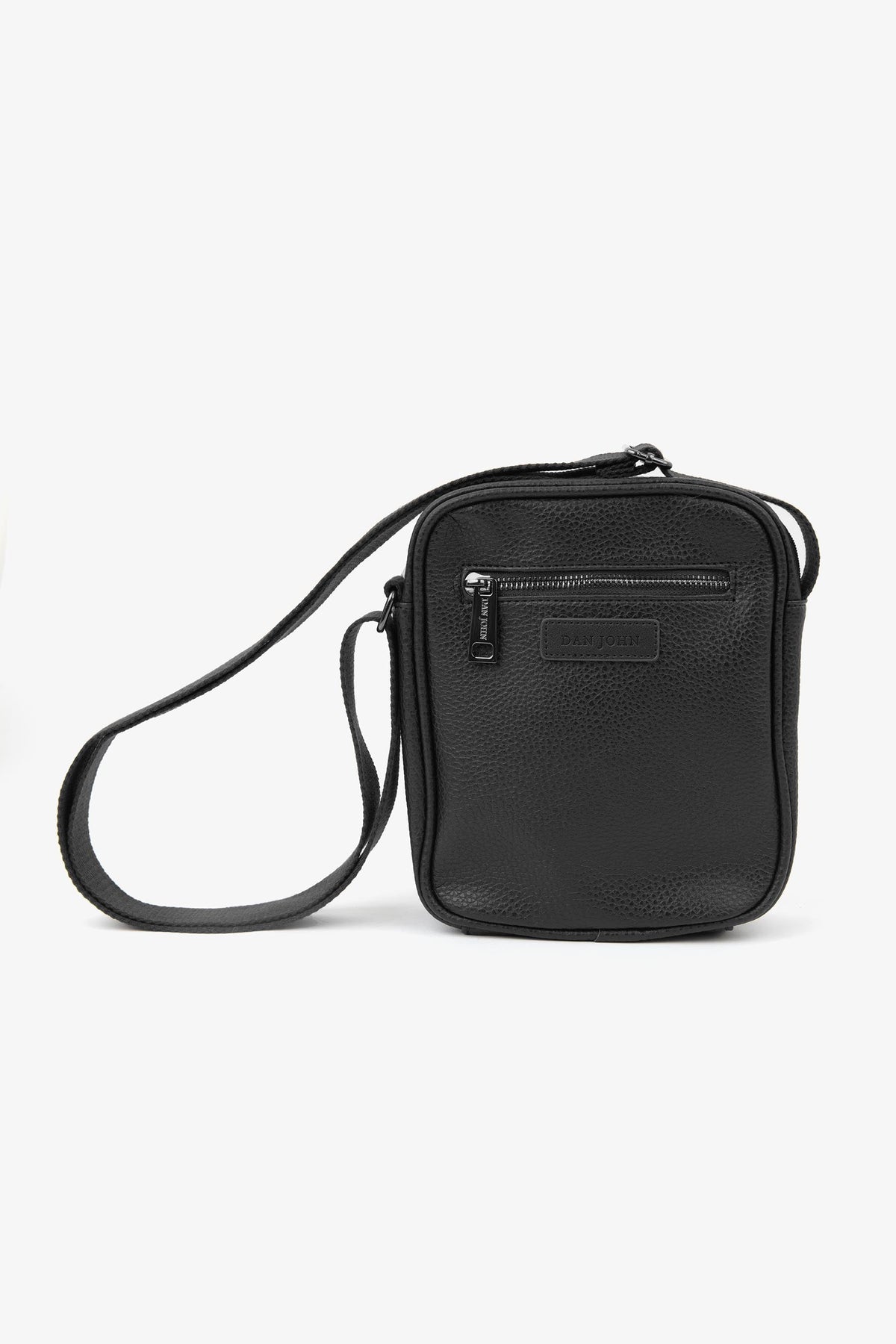 Black eco-leather bag