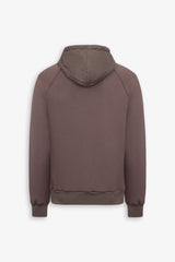 Felpa full zip bimaterica DNJ fango-Dan John