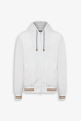 Felpa full zip con cappuccio-Dan John