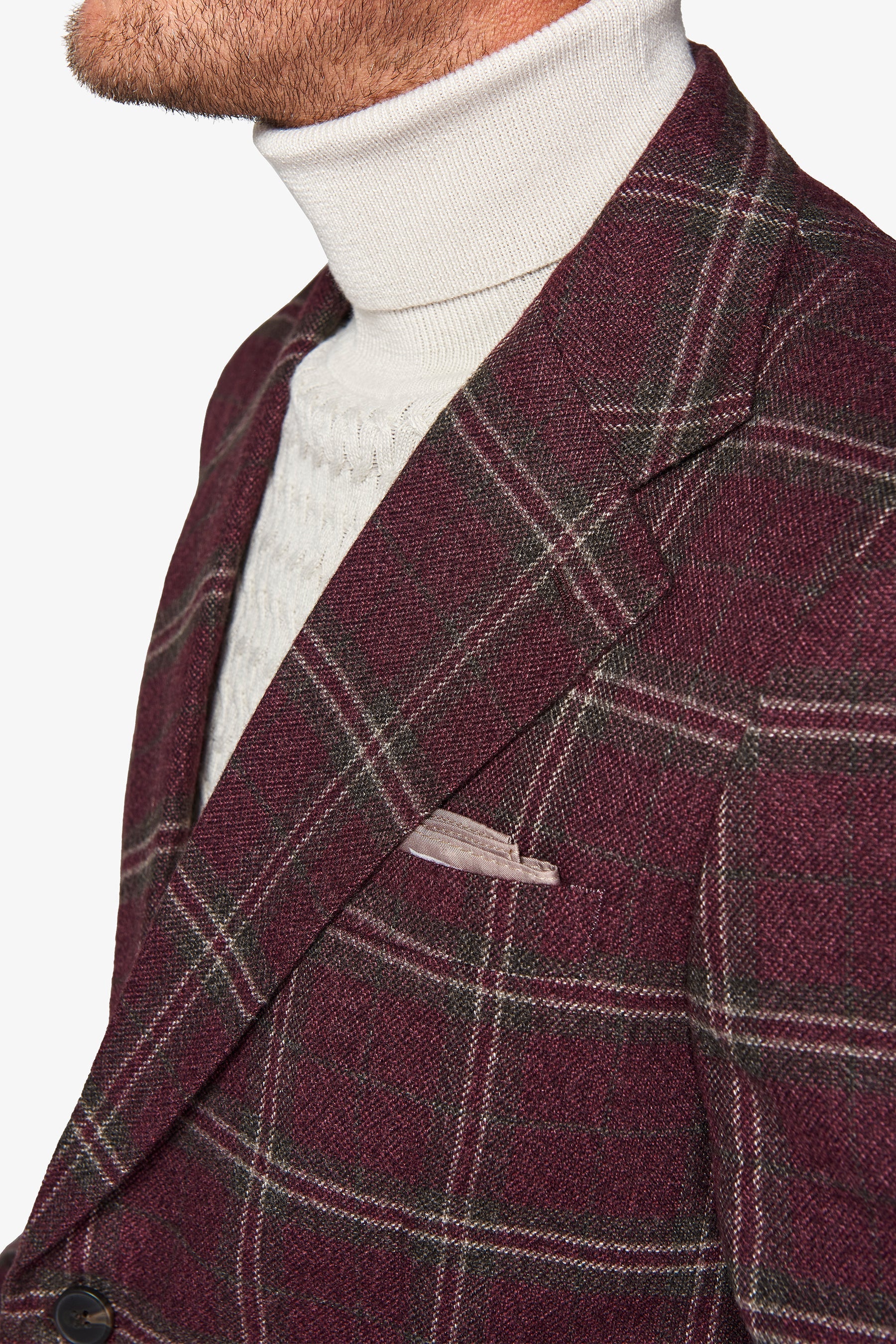 Giacca overcheck bordeaux-Dan John