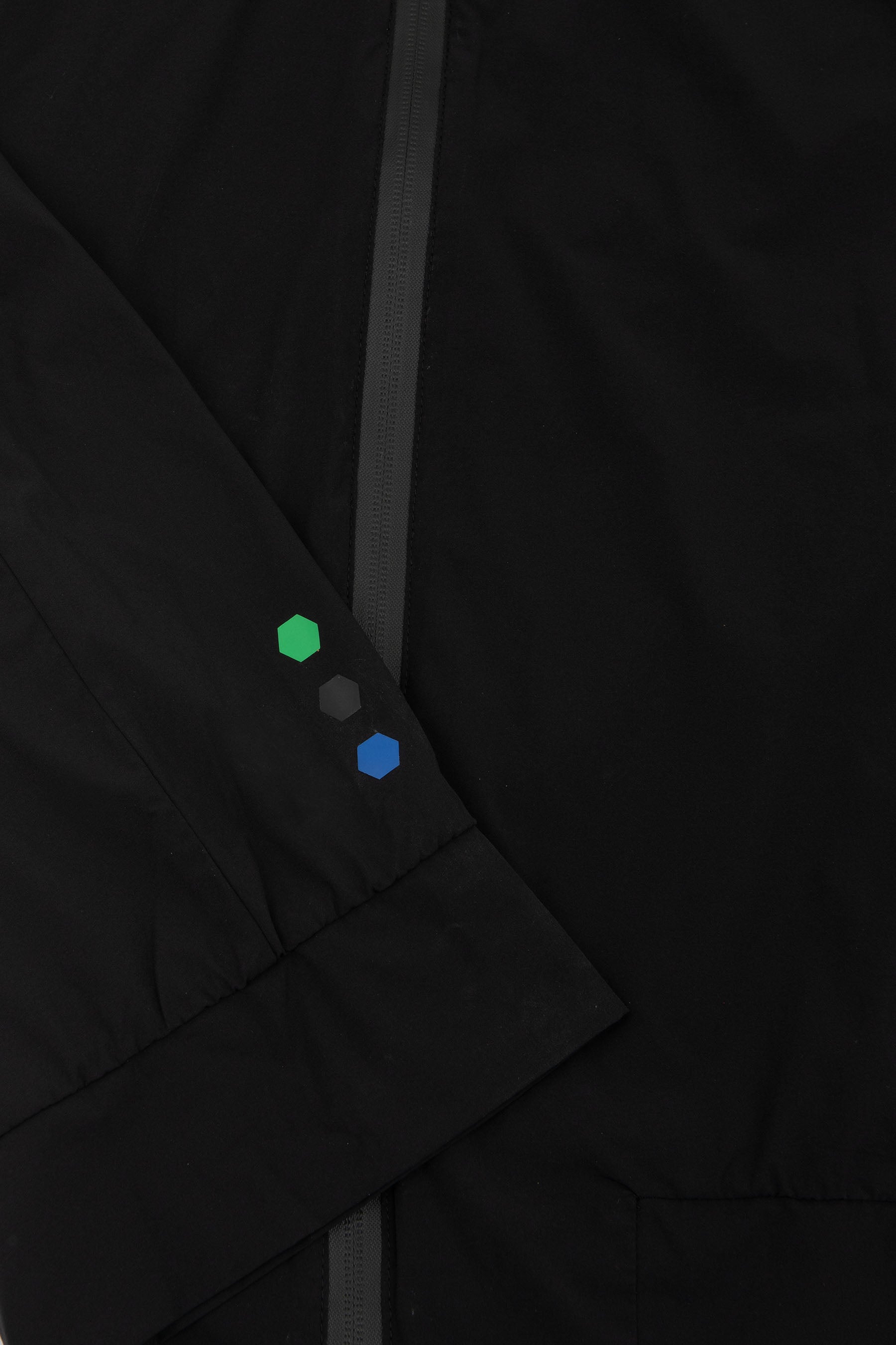 Giubbino modello felpa full zip DNJ nero-Dan John