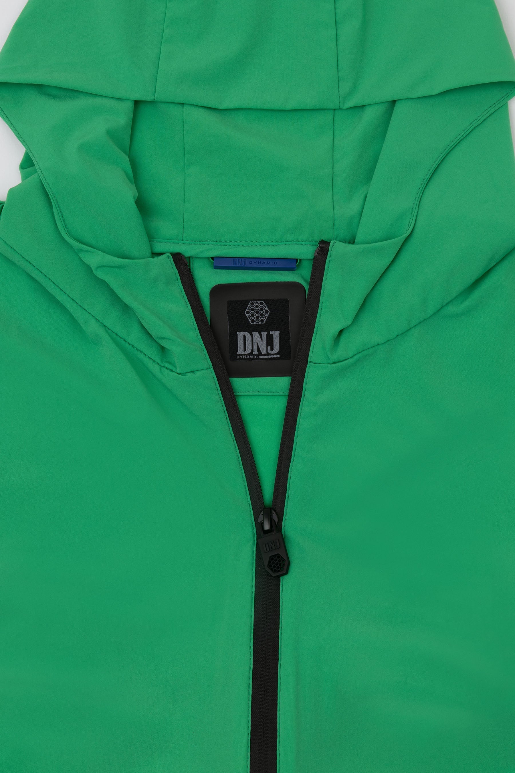 Giubbino modello felpa full zip DNJ verde-Dan John