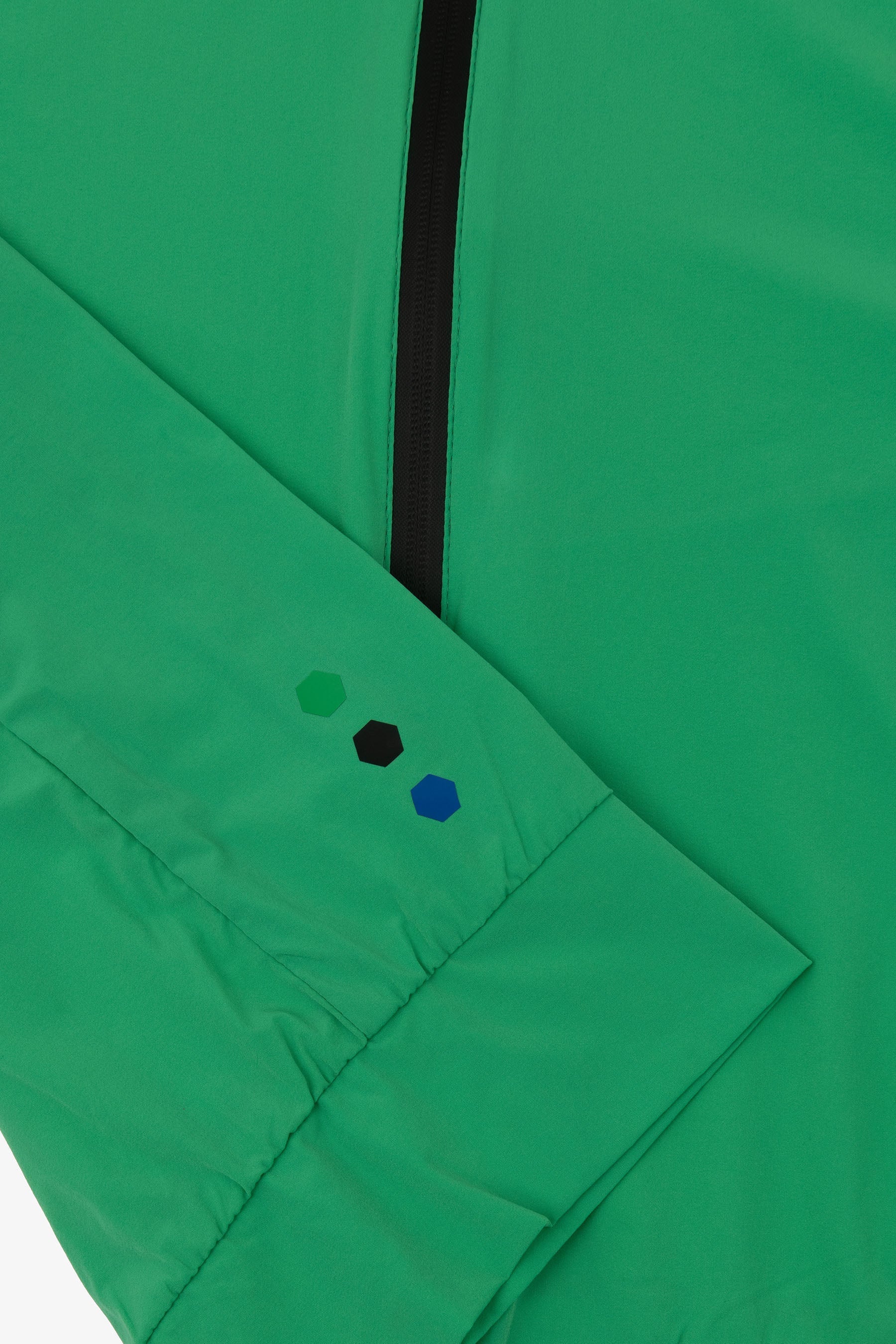 Giubbino modello felpa full zip DNJ verde-Dan John