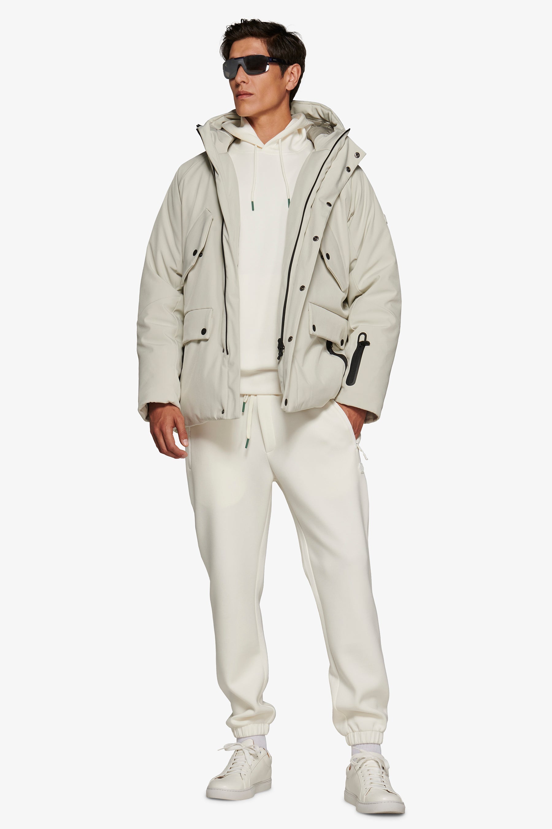 Giubbotto parka tecnico DNJ ghiaccio-Dan John