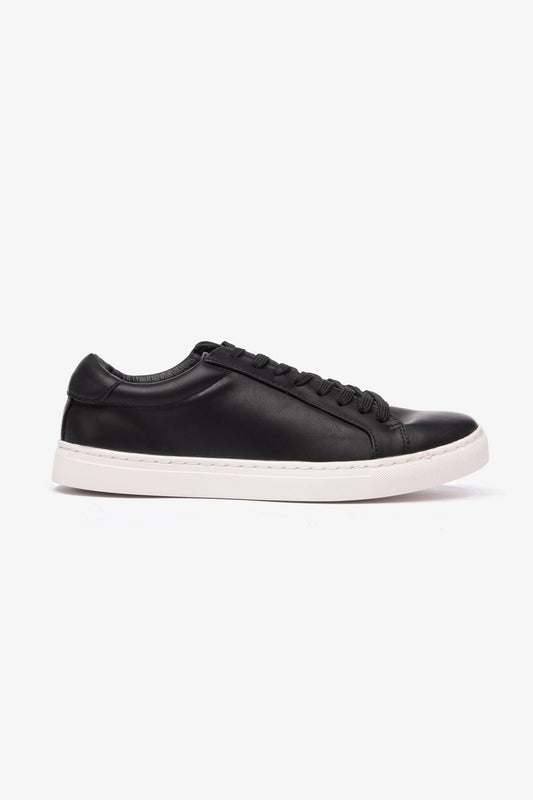 Black eco-leather sneakers 1800