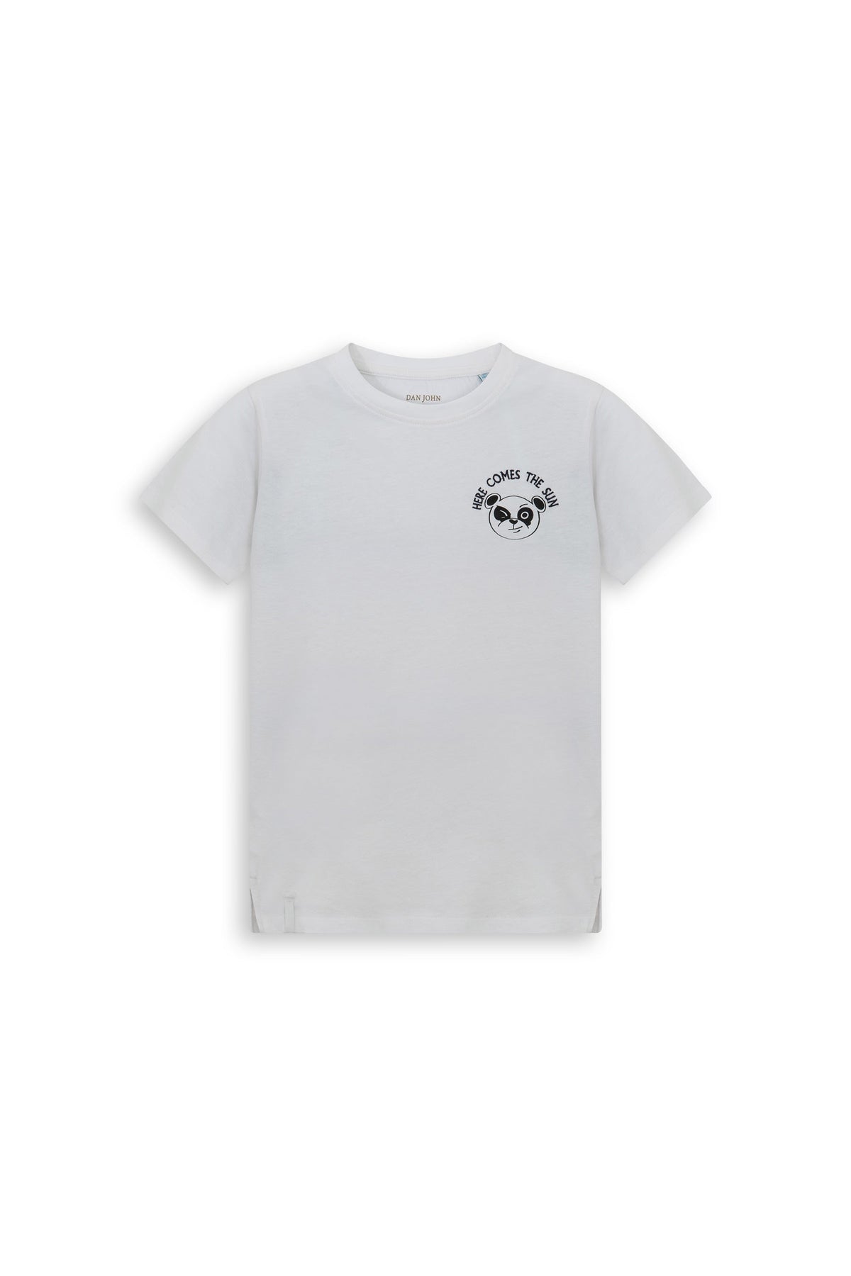 Basic white t-shirt with Kids print