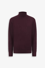 Maglia dolcevita labirinto bordeaux-Dan John