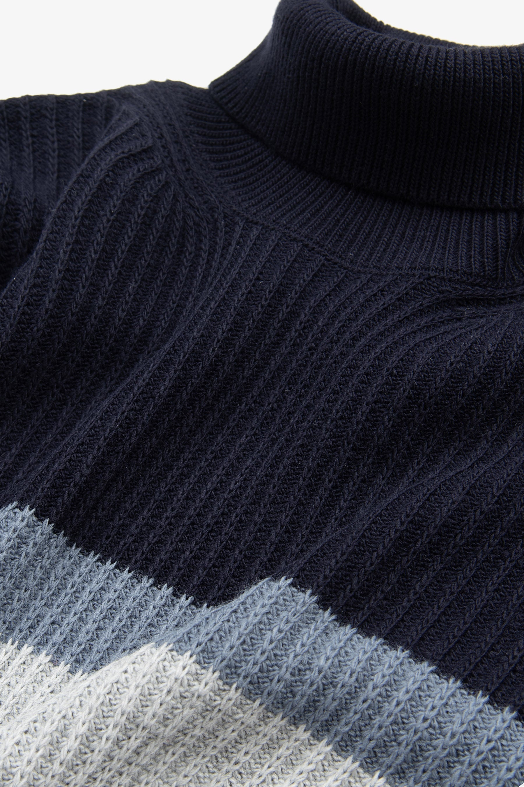 Maglia dolcevita riga fina grigio-Dan John