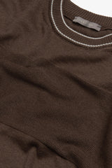 Maglia girocollo color block terra-Dan John