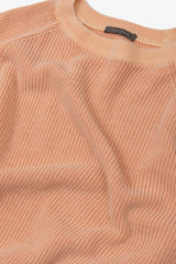 Maglia girocollo costina albicocca-Dan John