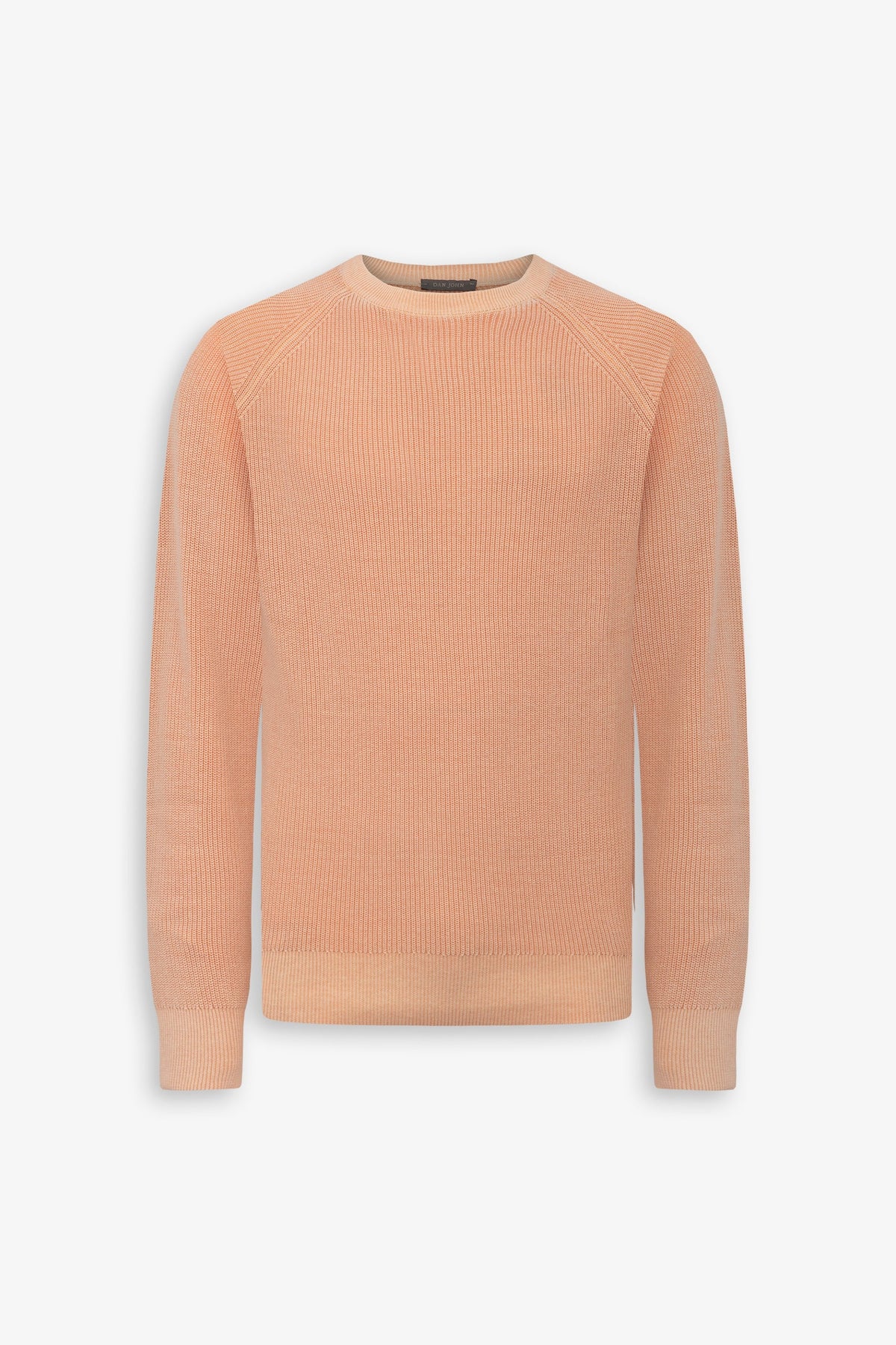 Maglia girocollo costina albicocca-Dan John