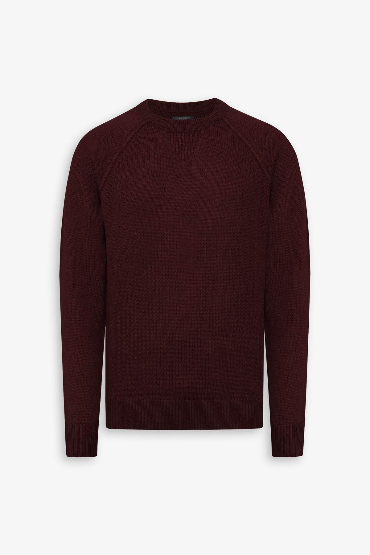 Maglia raglan lambswool bordeaux-Dan John