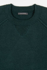 Maglia raglan lambswool ottanio-Dan John