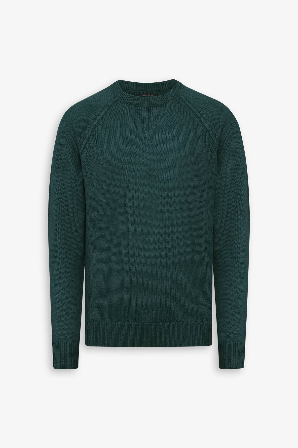 Maglia raglan lambswool ottanio-Dan John