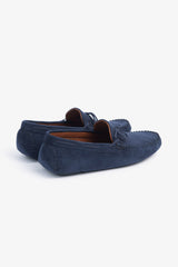 Mocassino driver scamosciato blu-Dan John