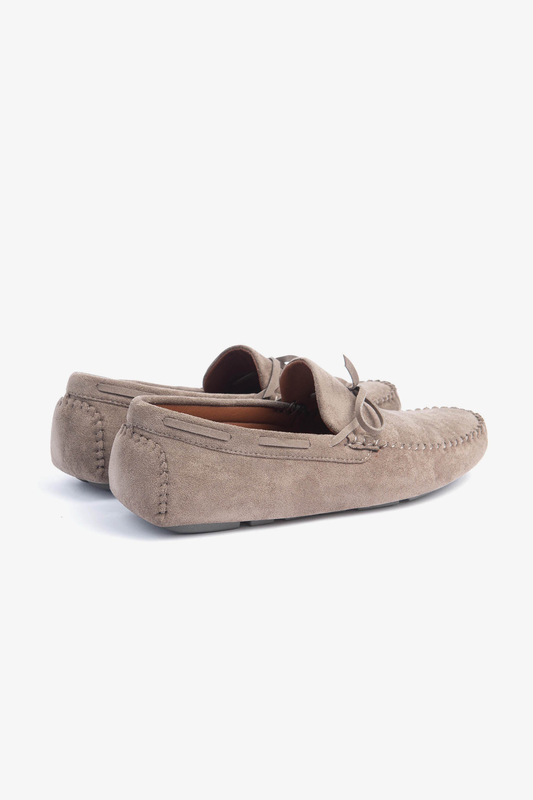 Mocassino driver scamosciato taupe-Dan John