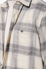 Overshirt overcheck panna-Dan John