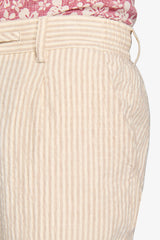 Pantalaccio seersucker rigato beige-Dan John