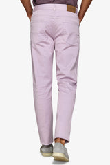 Pantalone 5 tasche stretch lavanda-Dan John