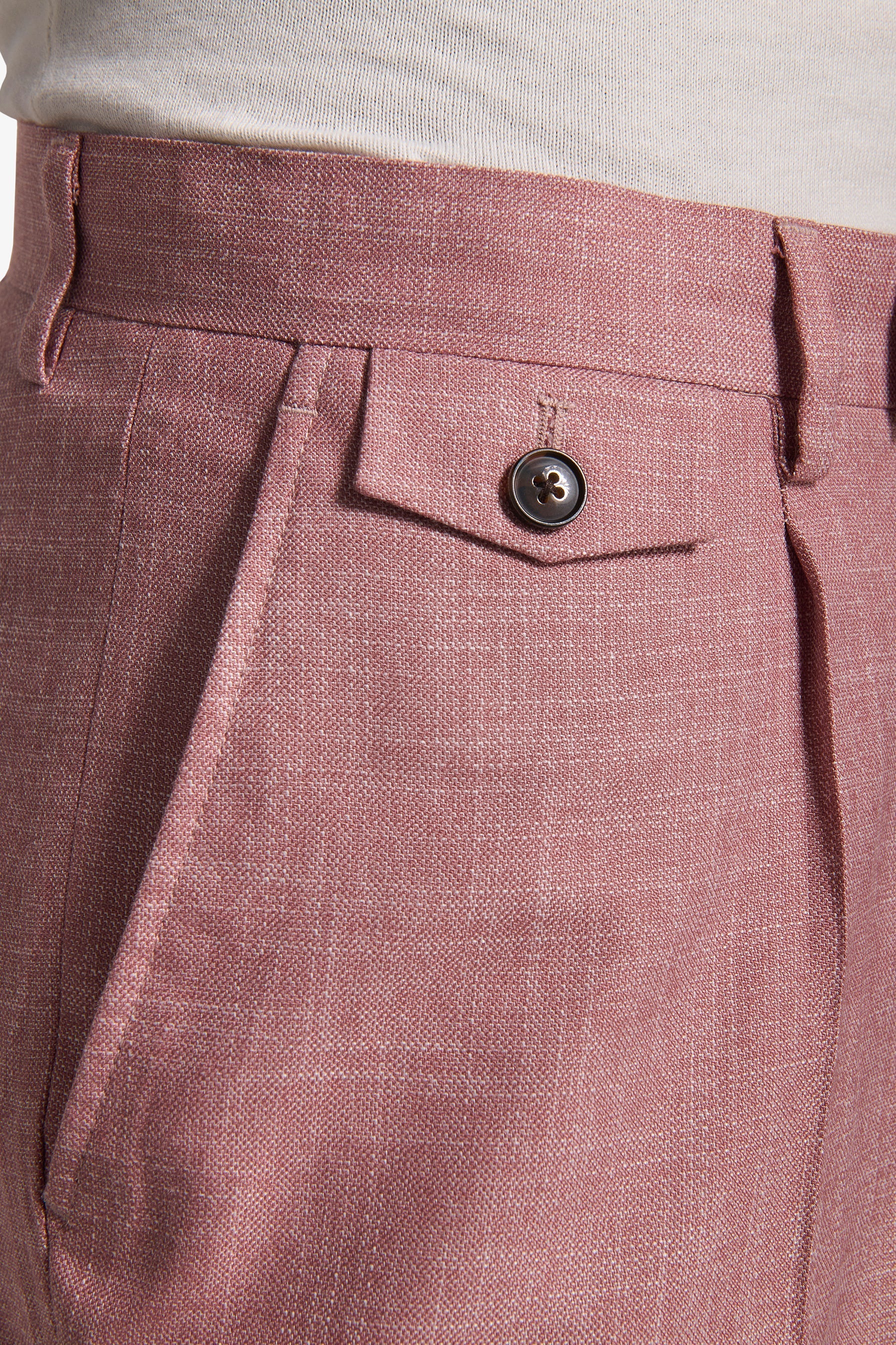 Pantalone da abito fiammato Tropea slim-Dan John