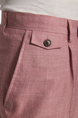 Pantalone da abito fiammato Tropea slim-Dan John