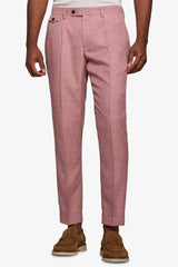 Pantalone da abito fiammato Tropea slim-Dan John