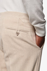 Pantaloni da abito gessato panna-Dan John
