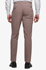 Pantalone da abito in grisaglia leggera fango-Dan John