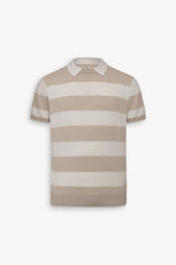 Polo a righe bicolore off white DNJ-Dan John
