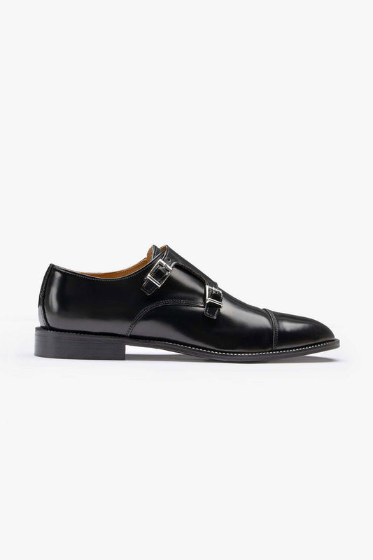 Scarpa doppia fibbia nera-Dan John 1800