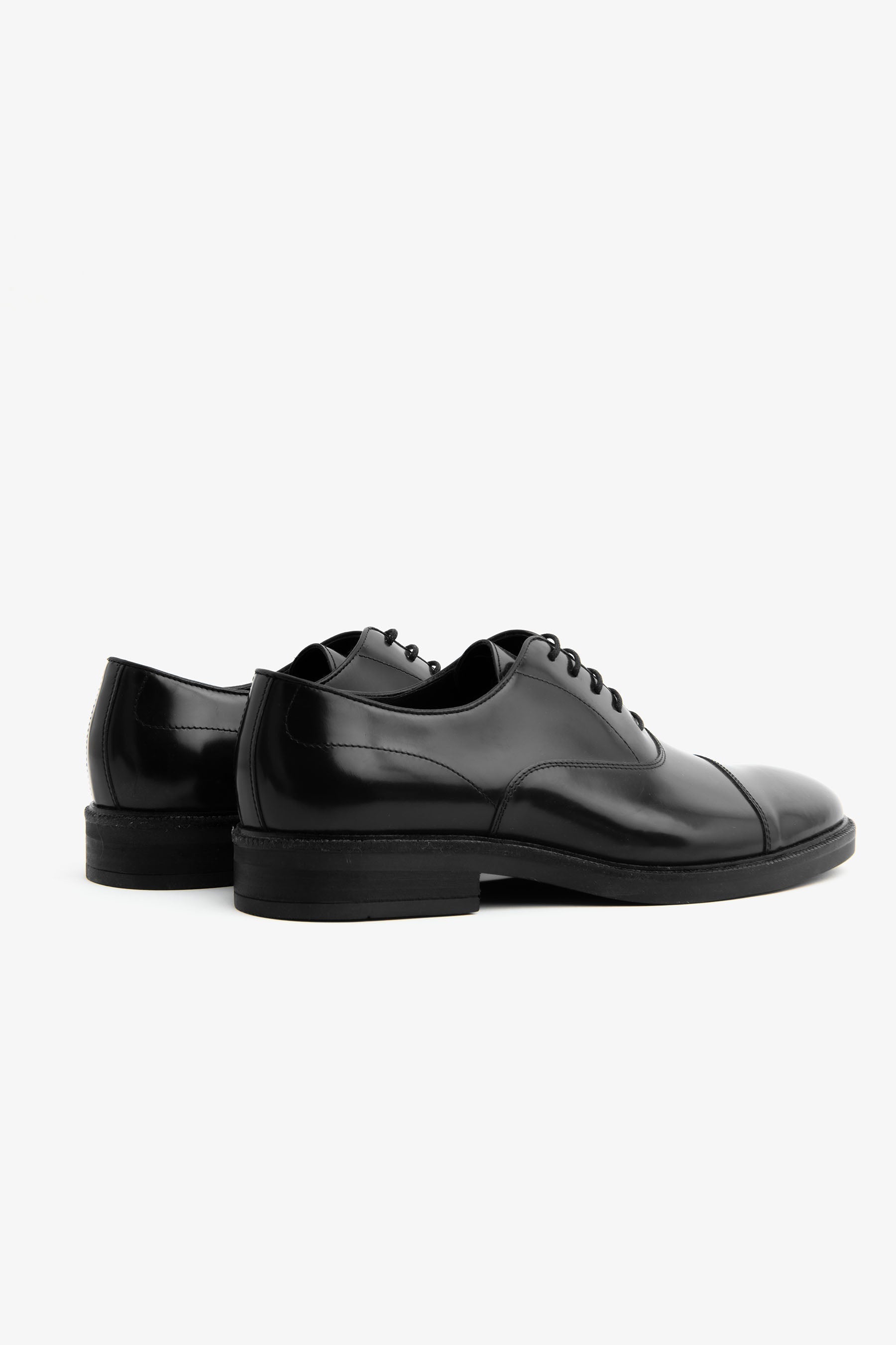 Scarpa francesina nera-Dan John
