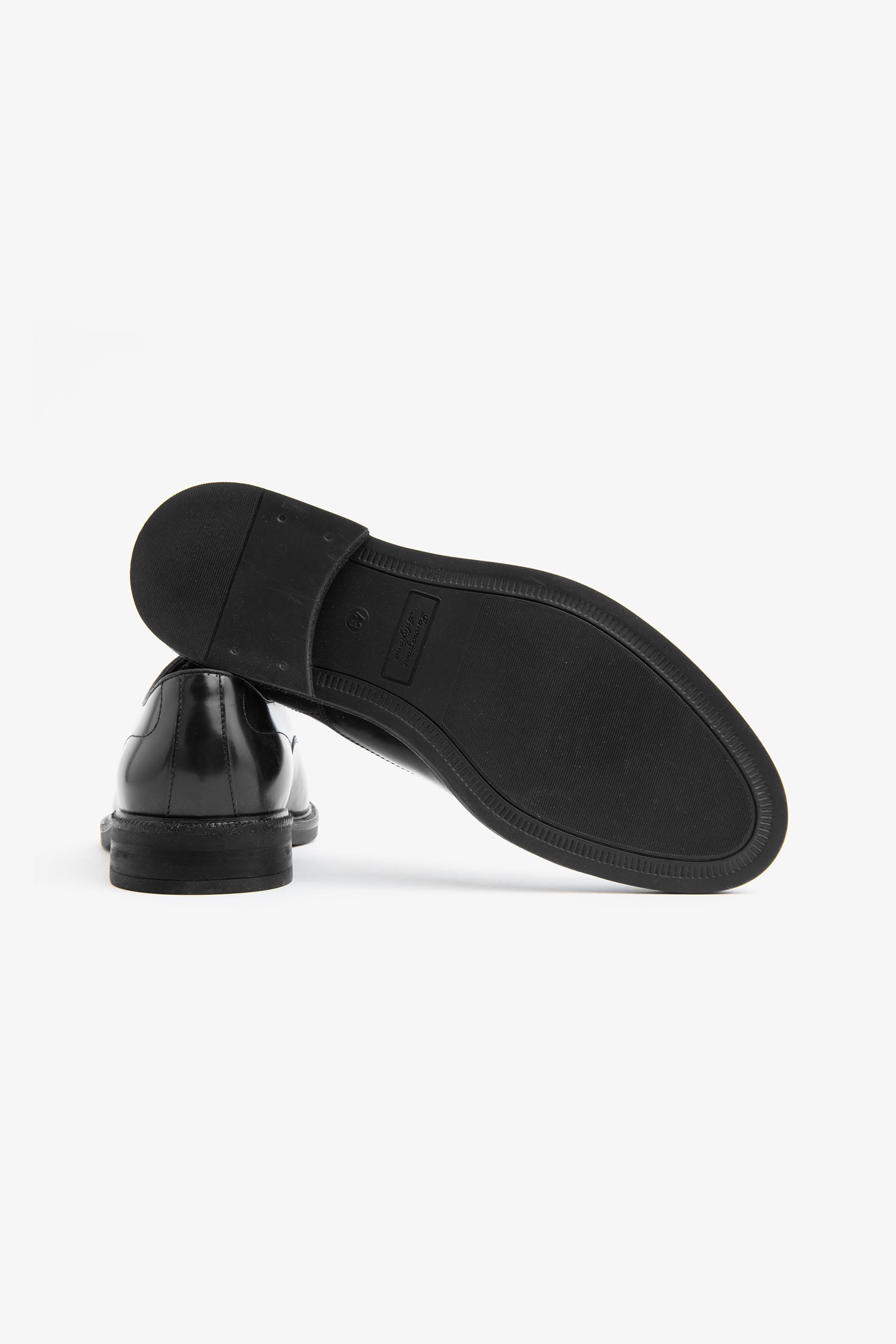 Scarpa francesina nera-Dan John