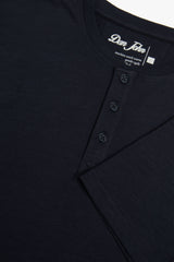 T-shirt chester effetto fiammato blu-Dan John