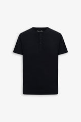 T-shirt chester effetto fiammato blu-Dan John