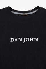 T-shirt con logo blu-Dan John