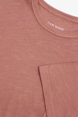 T-shirt girocollo con taschino cipolla-Dan John