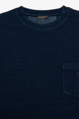 T-shirt piquet di cotone denim-Dan John